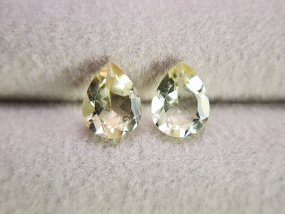 SET2-lQ-5　レモンクォーツ2石セット　計2.75ct
