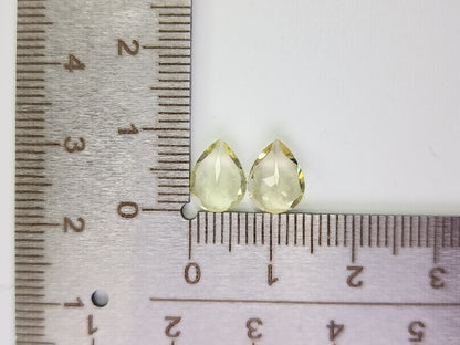 SET2-lQ-3　レモンクォーツ2石セット　計2.87ct