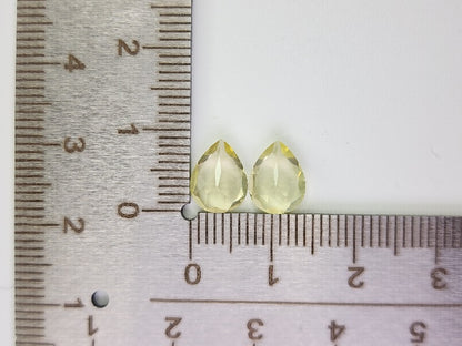 SET2-lQ-4　レモンクォーツ2石セット　計2.83ct