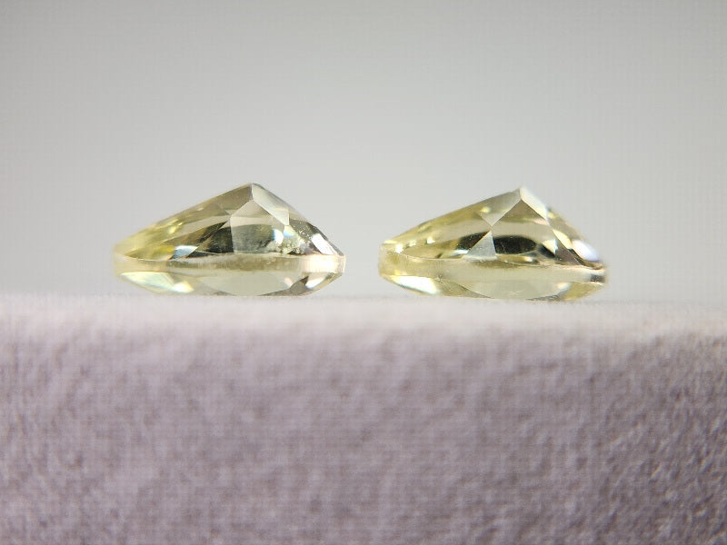 SET2-lQ-1　レモンクォーツ2石セット　計2.94ct