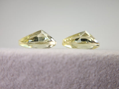 SET2-lQ-1　レモンクォーツ2石セット　計2.94ct