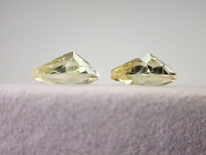 SET2-lQ-2　レモンクォーツ2石セット　計2.90ct