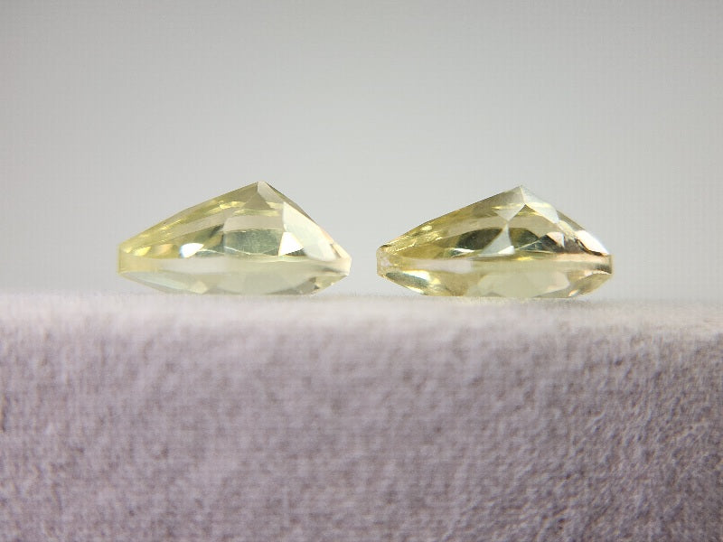 SET2-lQ-4　レモンクォーツ2石セット　計2.83ct