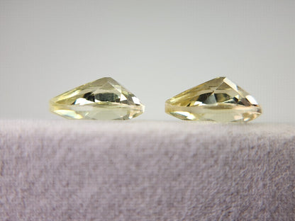 SET2-lQ-5　レモンクォーツ2石セット　計2.75ct