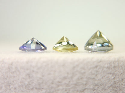 SET3-ZO-2　ゾイサイト3石セット　計1.63ct