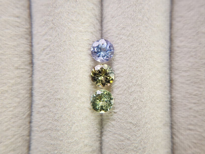 SET3-ZO-1　ゾイサイト3石セット　計1.68ct