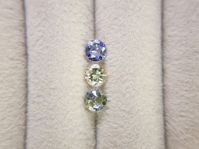 SET3-ZO-3　ゾイサイト3石セット　計1.43ct