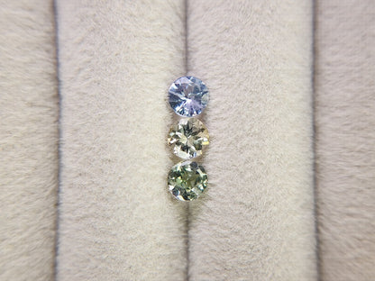 SET3-ZO-4　ゾイサイト3石セット　計1.33ct