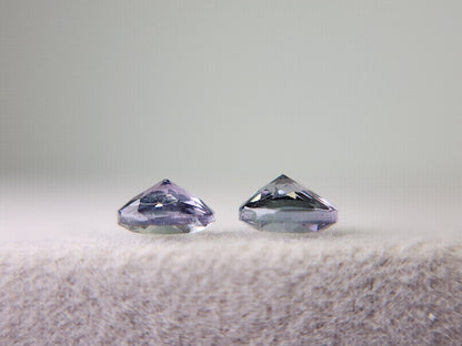 SET2-ZO-8　ゾイサイト2石セット　計0.98ct