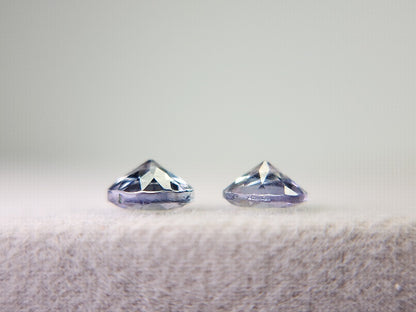 SET2-ZO-9　ゾイサイト2石セット　計0.94ct