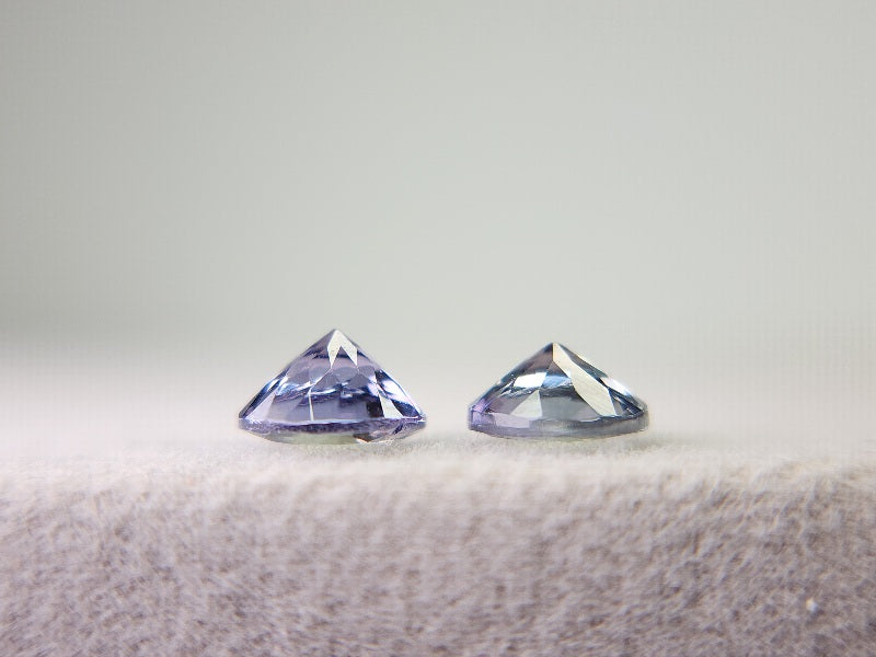 SET2-ZO-10　ゾイサイト2石セット　計0.90ct