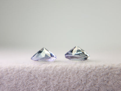 SET2-ZO-11　ゾイサイト2石セット　計0.90ct