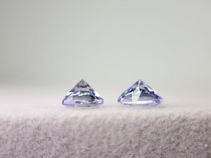 SET2-ZO-14　ゾイサイト2石セット　計0.88ct
