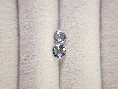 SET2-ZO-9　ゾイサイト2石セット　計0.94ct