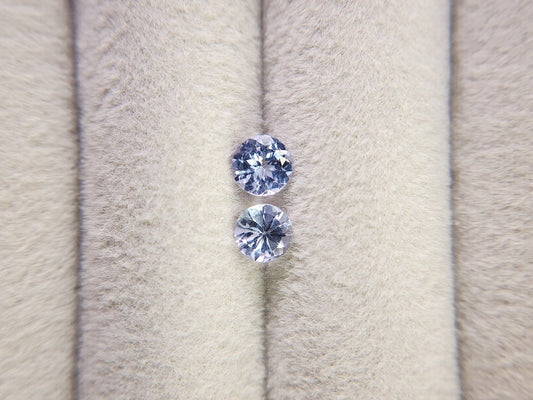SET2-ZO-14　ゾイサイト2石セット　計0.88ct