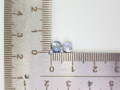 SET2-ZO-6　ゾイサイト2石セット　計1.09ct