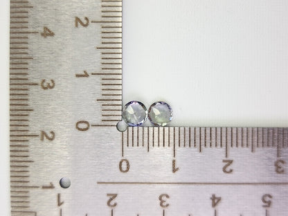 SET2-ZO-7　ゾイサイト2石セット　計0.99ct