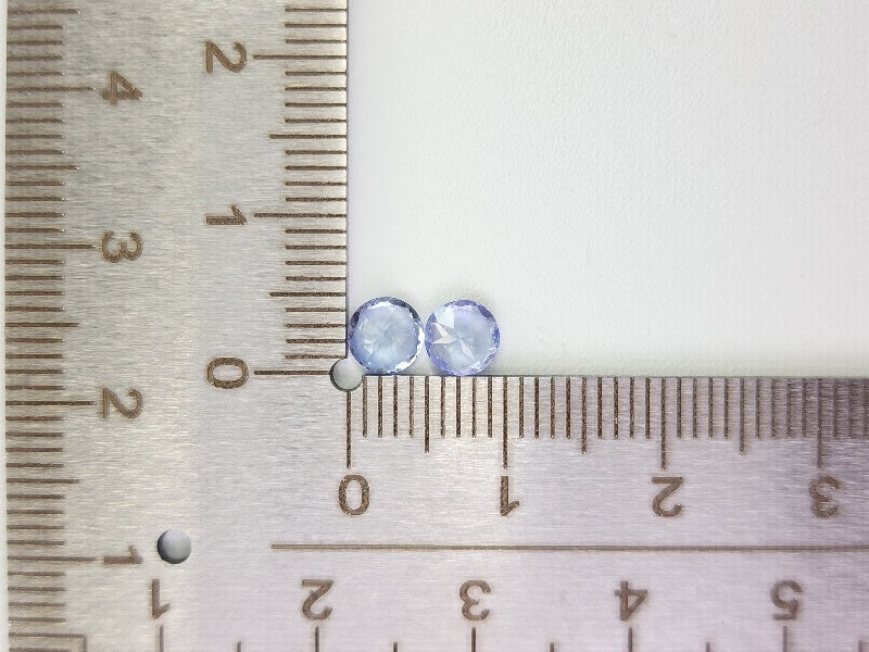 SET2-ZO-15　ゾイサイト2石セット　計0.87ct