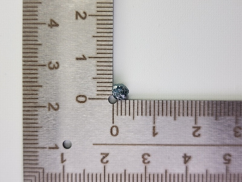 blDMg-18　ブルーダイヤモンド原石　0.49ct