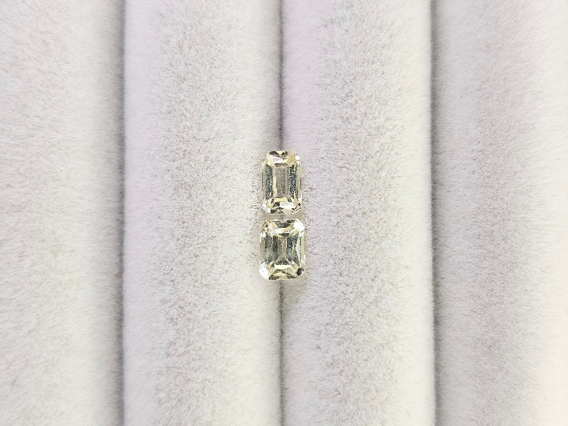 SET2-yeAP-26　イエローアパタイト2石セット　計0.88ct