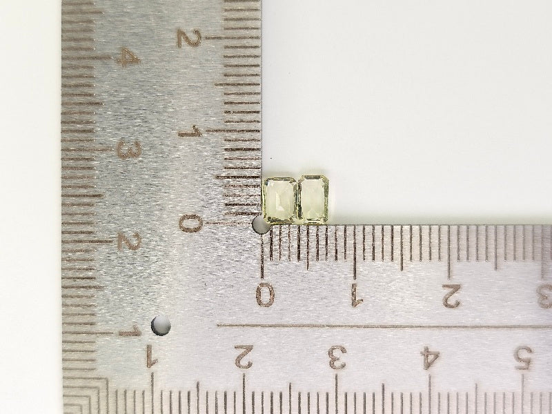 SET2-yeAP-26　イエローアパタイト2石セット　計0.88ct