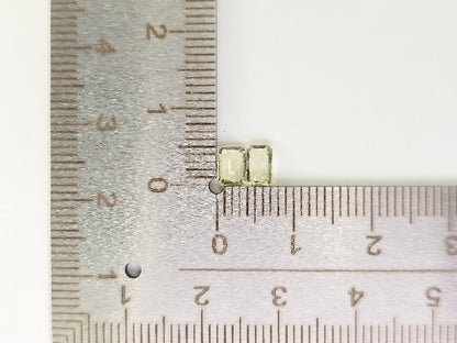 SET2-yeAP-26　イエローアパタイト2石セット　計0.88ct