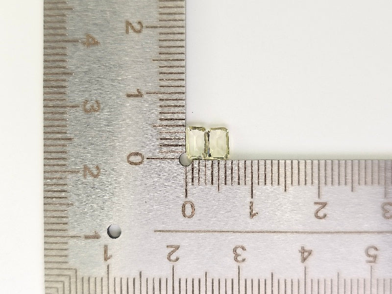 SET2-yeAP-27　イエローアパタイト2石セット　計0.68ct
