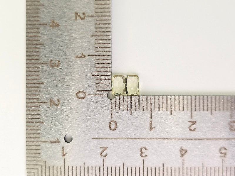 SET2-yeAP-29　イエローアパタイト2石セット　計0.82ct