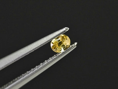 【500円均一】8/10新着！　イエローサファイア　0.14ct　1