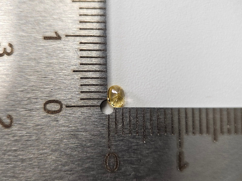 【500円均一】8/10新着！　イエローサファイア　0.14ct　1