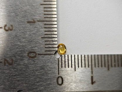 【500円均一】8/10新着！　イエローサファイア　0.12ct　3
