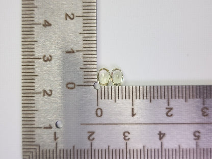 SET2-yeAP-17　イエローアパタイト2石セット　計0.72ct