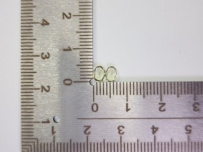 SET2-yeAP-18　イエローアパタイト2石セット　計0.64ct