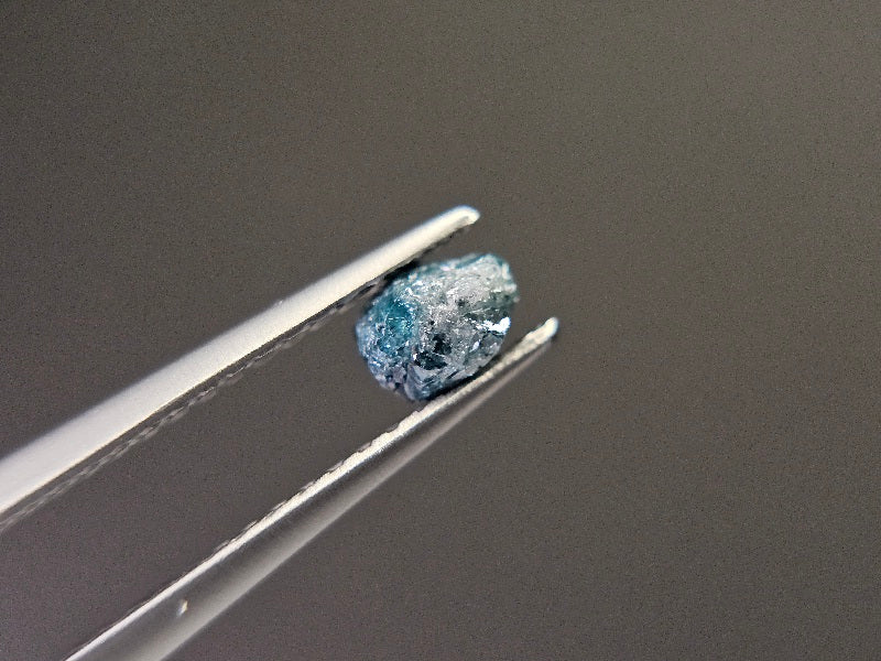 blDMg-28　ブルーダイヤモンド原石　0.38ct