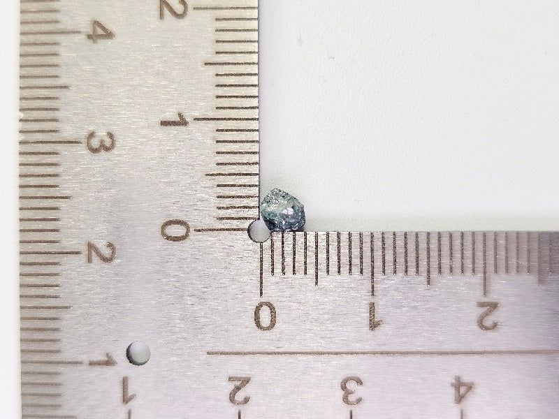 blDMg-29　ブルーダイヤモンド原石　0.38ct