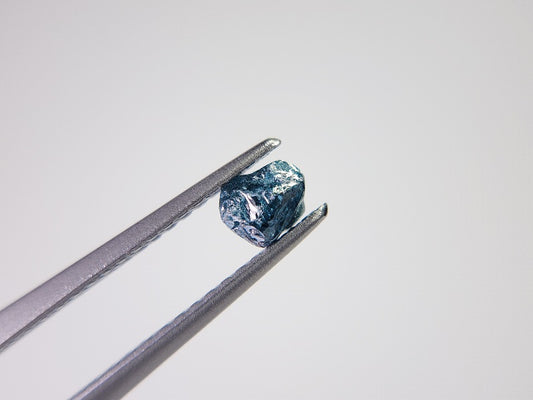 blDMg-33　ブルーダイヤモンド原石　0.37ct