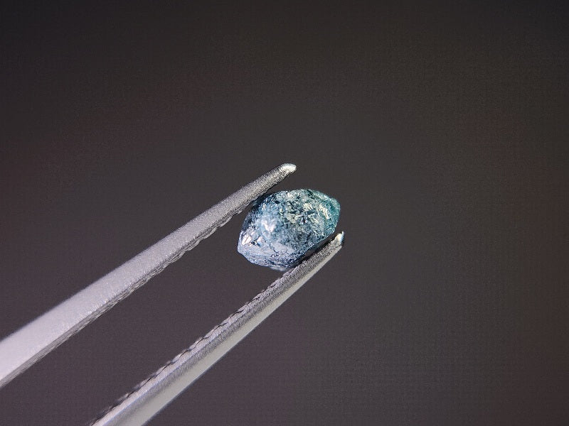 blDMg-34　ブルーダイヤモンド原石　0.37ct