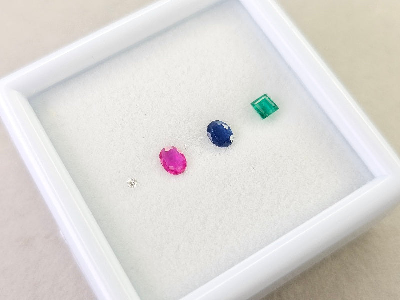 SET4-4mix-15　4大貴石セット　15