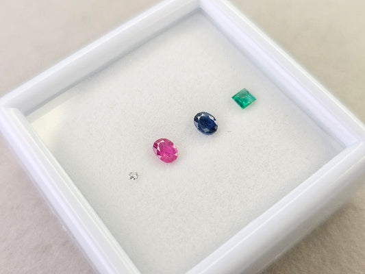 SET4-4mix-21　4大貴石セット　21