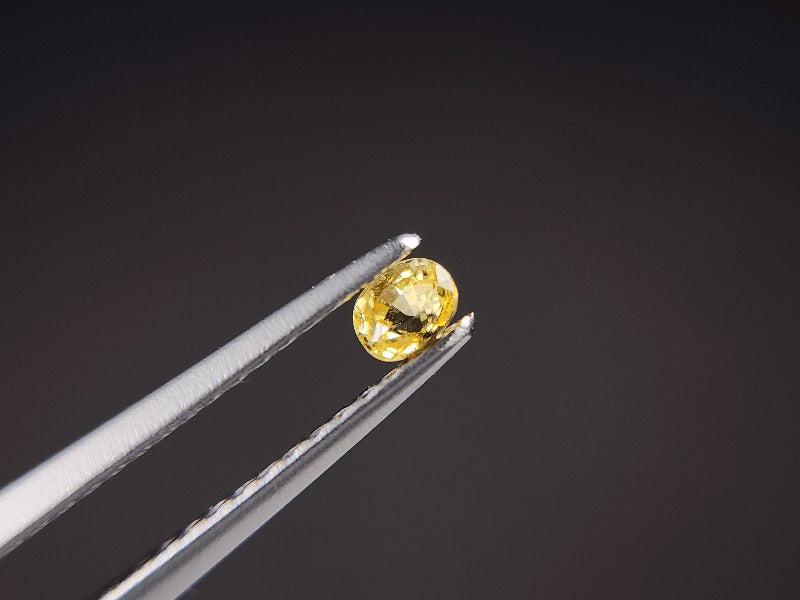【500円均一】9/14新着！　イエローサファイア　0.16ct　1