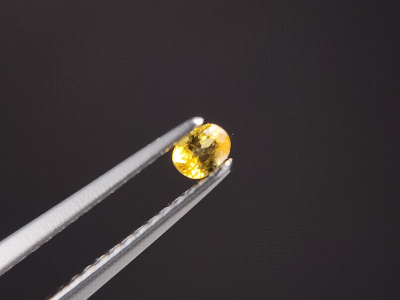 【500円均一】9/14新着！　イエローサファイア　0.14ct　2