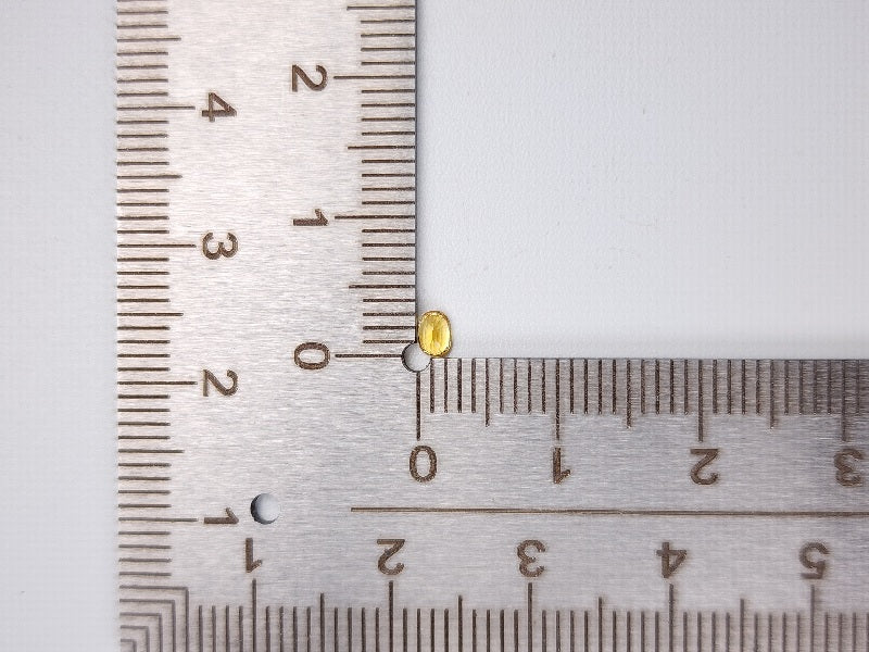 【500円均一】9/14新着！　イエローサファイア　0.14ct　2