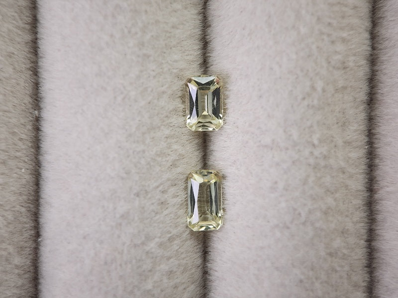 SET2-yeAP-32　イエローアパタイト2石セット　計0.79ct