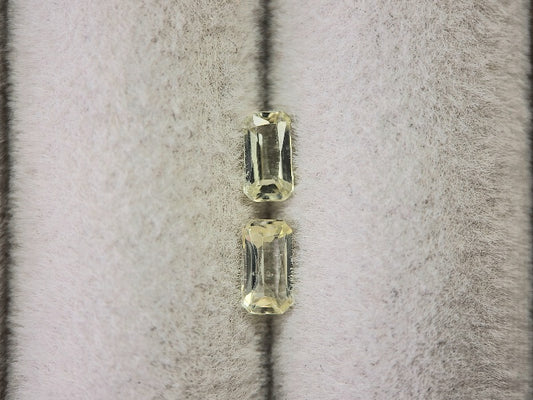 SET2-yeAP-35　イエローアパタイト2石セット　計0.63ct