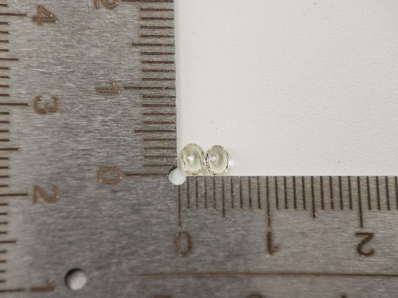 SET2-yeAP-47　イエローアパタイト2石セット　計0.28ct
