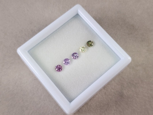 SET5-ｍSA-28　マルチサファイア5石セット