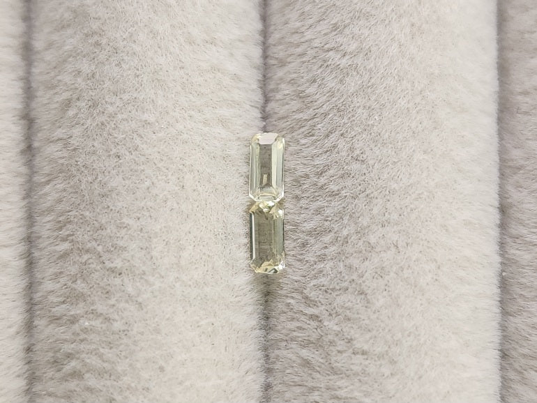 SET2-yeAP-22　イエローアパタイト2石セット　計0.31ct