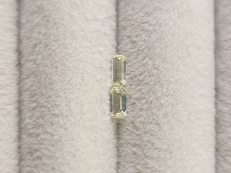 SET2-yeAP-25　イエローアパタイト2石セット　計0.35ct