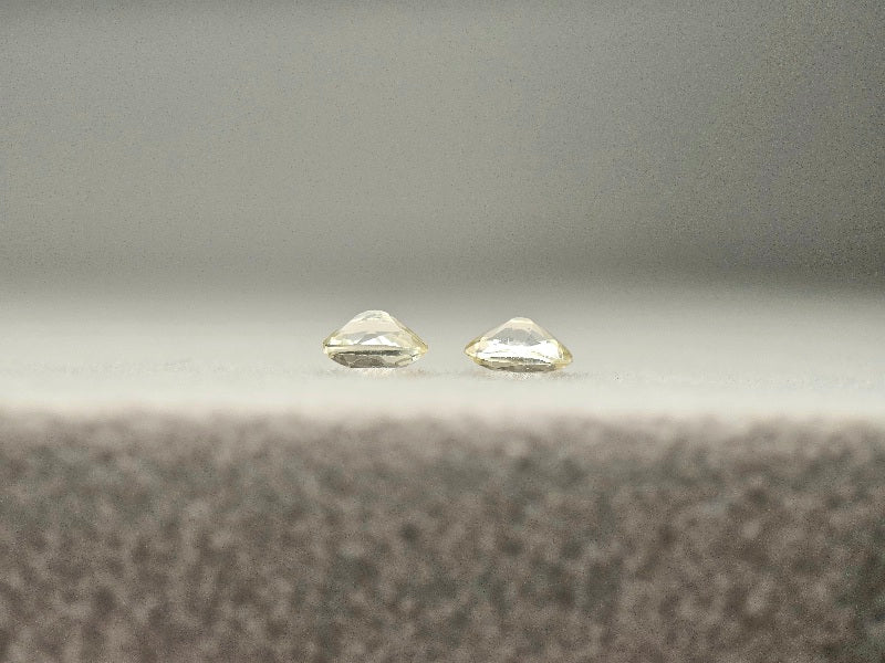 SET2-yeAP-49　イエローアパタイト2石セット　計0.36ct