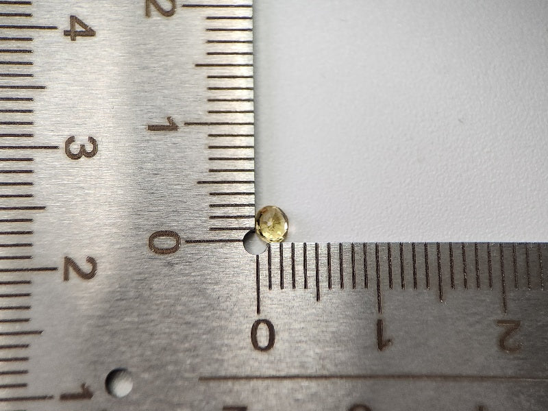 【500円均一】10/26新着！　イエローサファイア　0.12ct　2